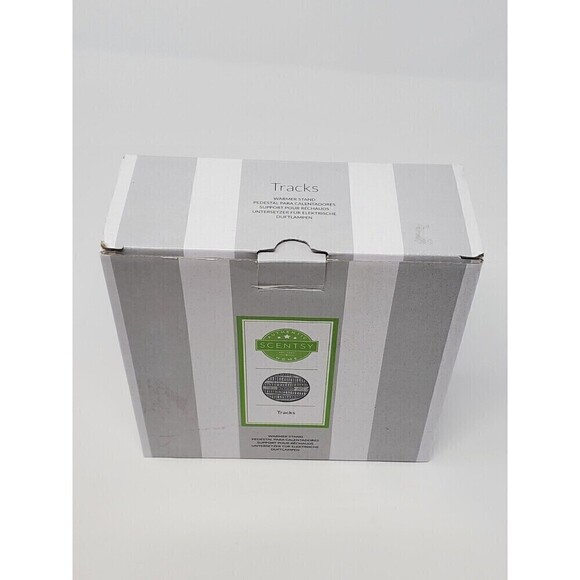 NIB SCENTSY WARMER STAND PEDESTAL TRACKS HOME DECOR DECORATION RETIRED - Picture 8 of 11